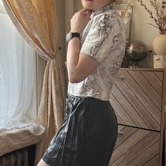 NWT Steve Madden Snake Skin Bodycon Top - Picture 5 of 8